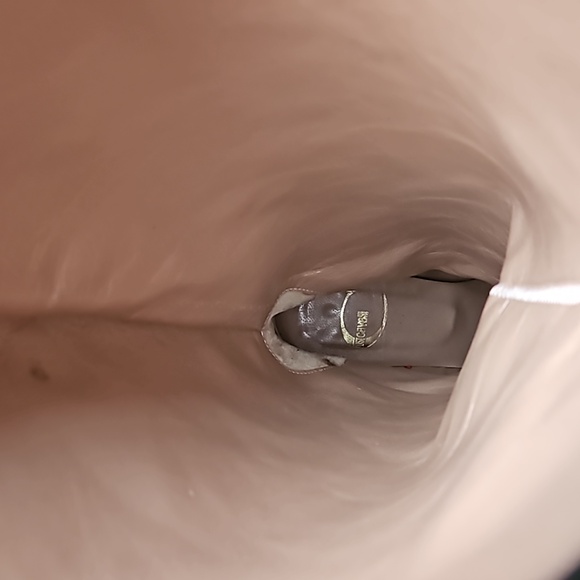 CAVALLI: black soft suede and patent leather knee high boots - Picture 9 of 9